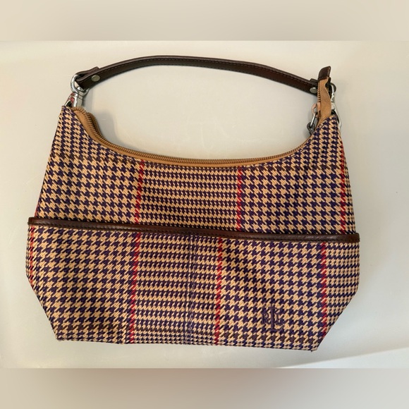 Lauren Ralph Lauren Handbags - Lauren Ralph Lauren Houndstooth Shoulder Bag | Classic Preppy